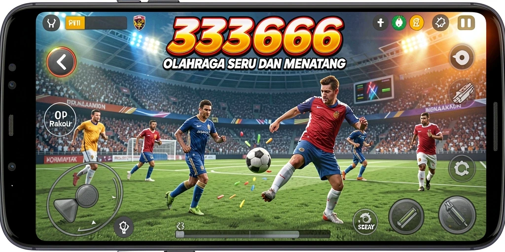 Screenshot utama 333666 menampilkan aksi olahraga yang seru dan mendebarkan.