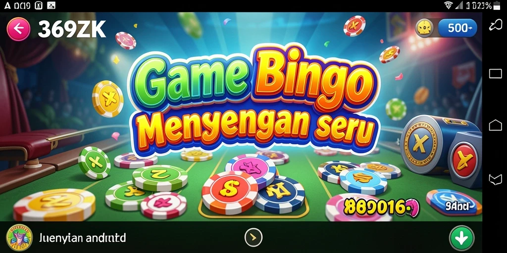 Tampilan gameplay seru dari aplikasi Bingo 369ZK.
