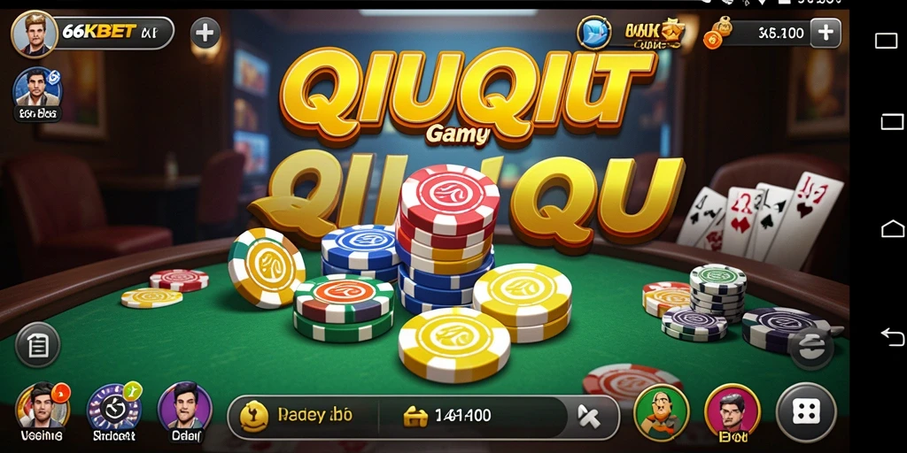 Tampilan gameplay QiuQiu yang menarik dan dinamis.