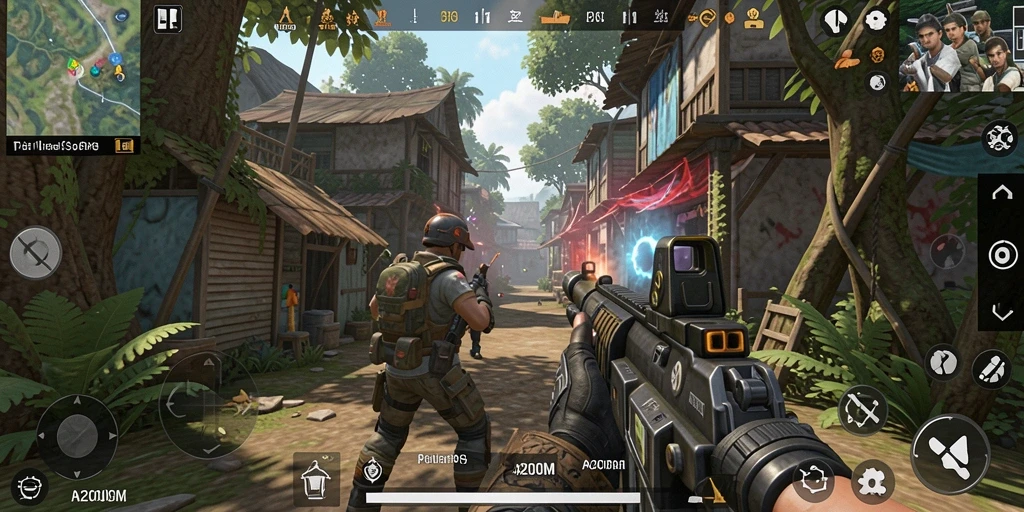 Tampilan alternatif gameplay menegangkan A200M di TPS.