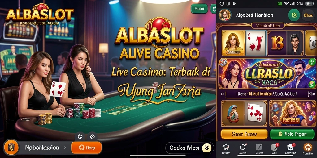Tampilan interaktif gameplay Live Casino yang seru dan mendebarkan.