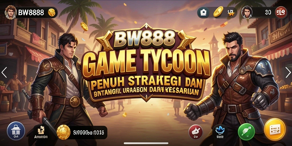 Screenshot menunjukkan gameplay Tycoon yang seru dan penuh tantangan.