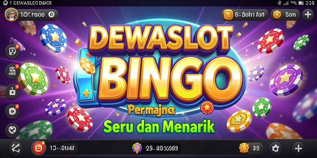 Tampilan gameplay seru dari DEWASLOT dengan tema Bingo yang menarik.