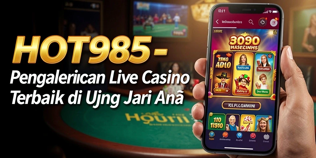 Tampilan gameplay Live Casino yang menarik dan mendebarkan.