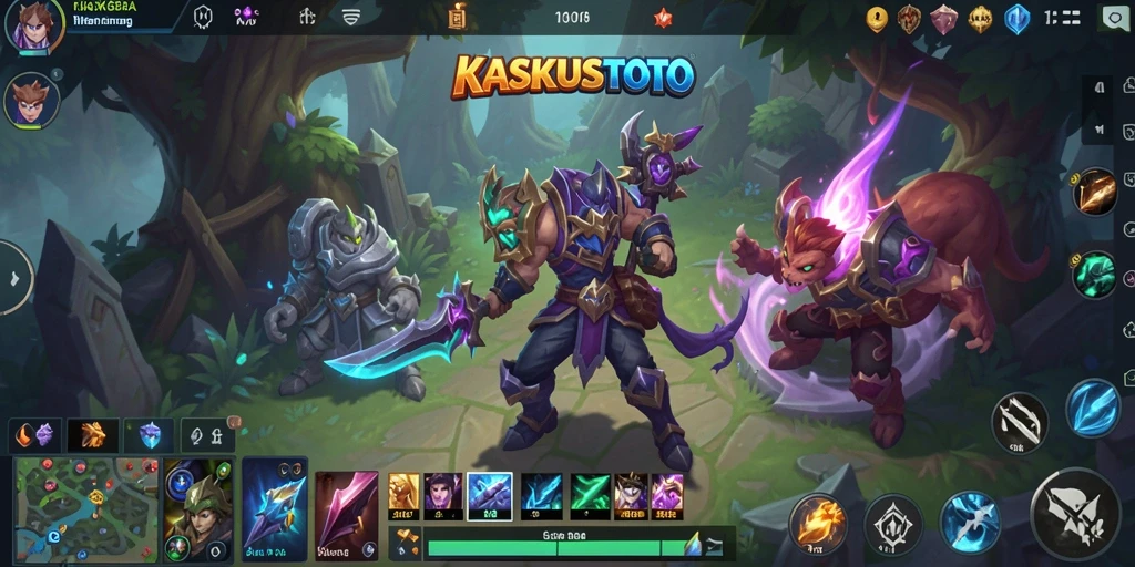 Gameplay KASKUSTOTO yang seru dan menegangkan di arena pertempuran.