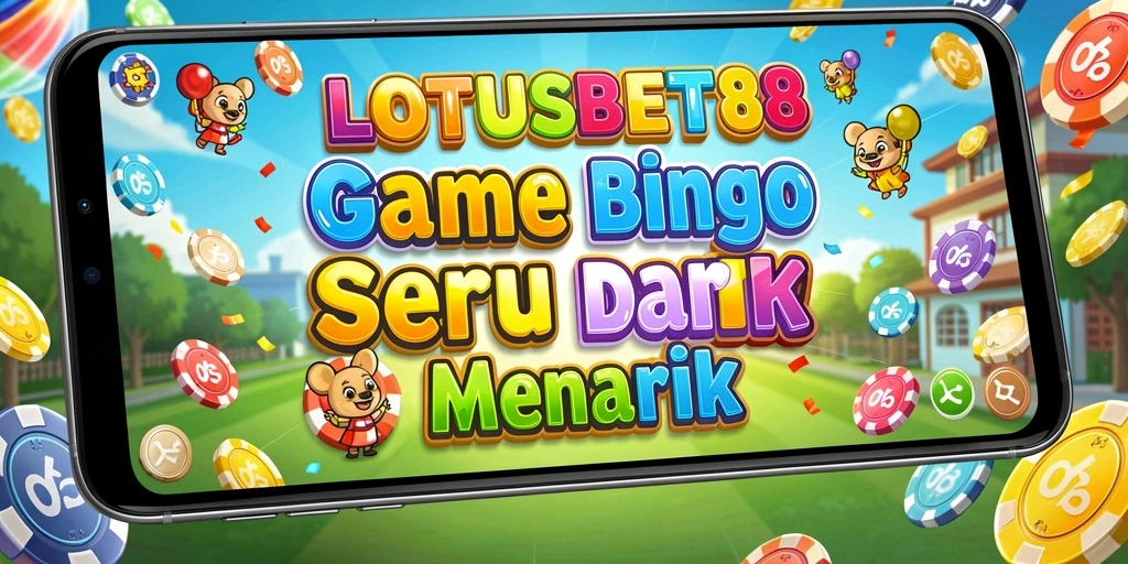Tangkapan layar utama LOTUSBET88 menampilkan gameplay Bingo yang seru.