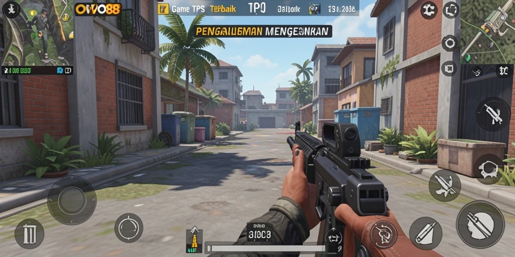Tangkapan layar menampilkan aksi mendebarkan dalam game TPS OVO88.