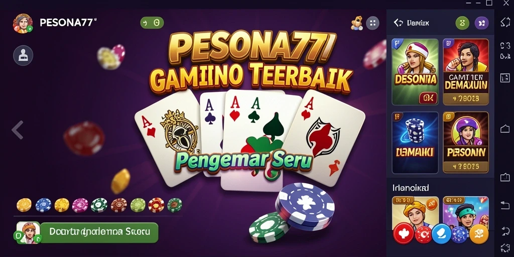Gameplay seru dari PESONA77 di dunia Domino yang menantang.