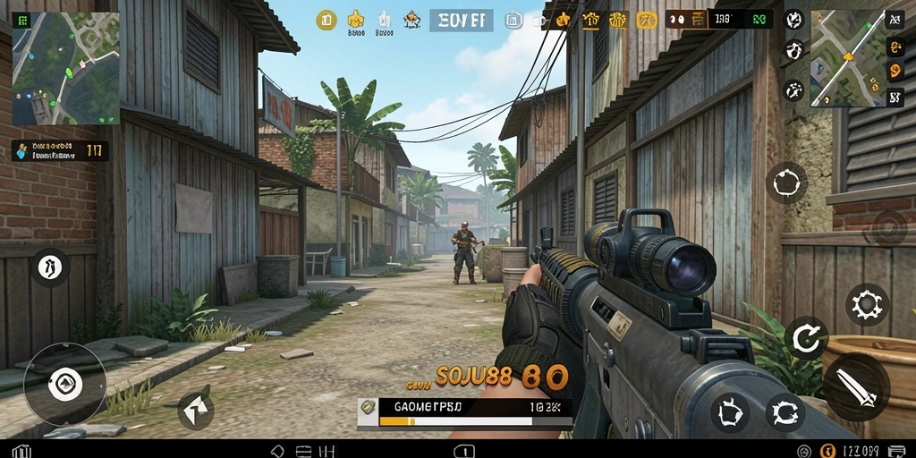 Tampilan menarik dari gameplay TPS yang mendebarkan.